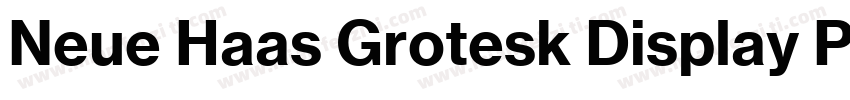 Neue Haas Grotesk Display Pro 75 Bo字体转换